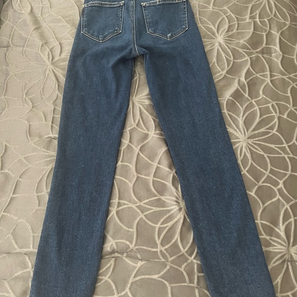 Paige Hoxton straight jeans. Size 24 in blue. LIKE NEW condition. Fits true 24. - Picture 8 of 11